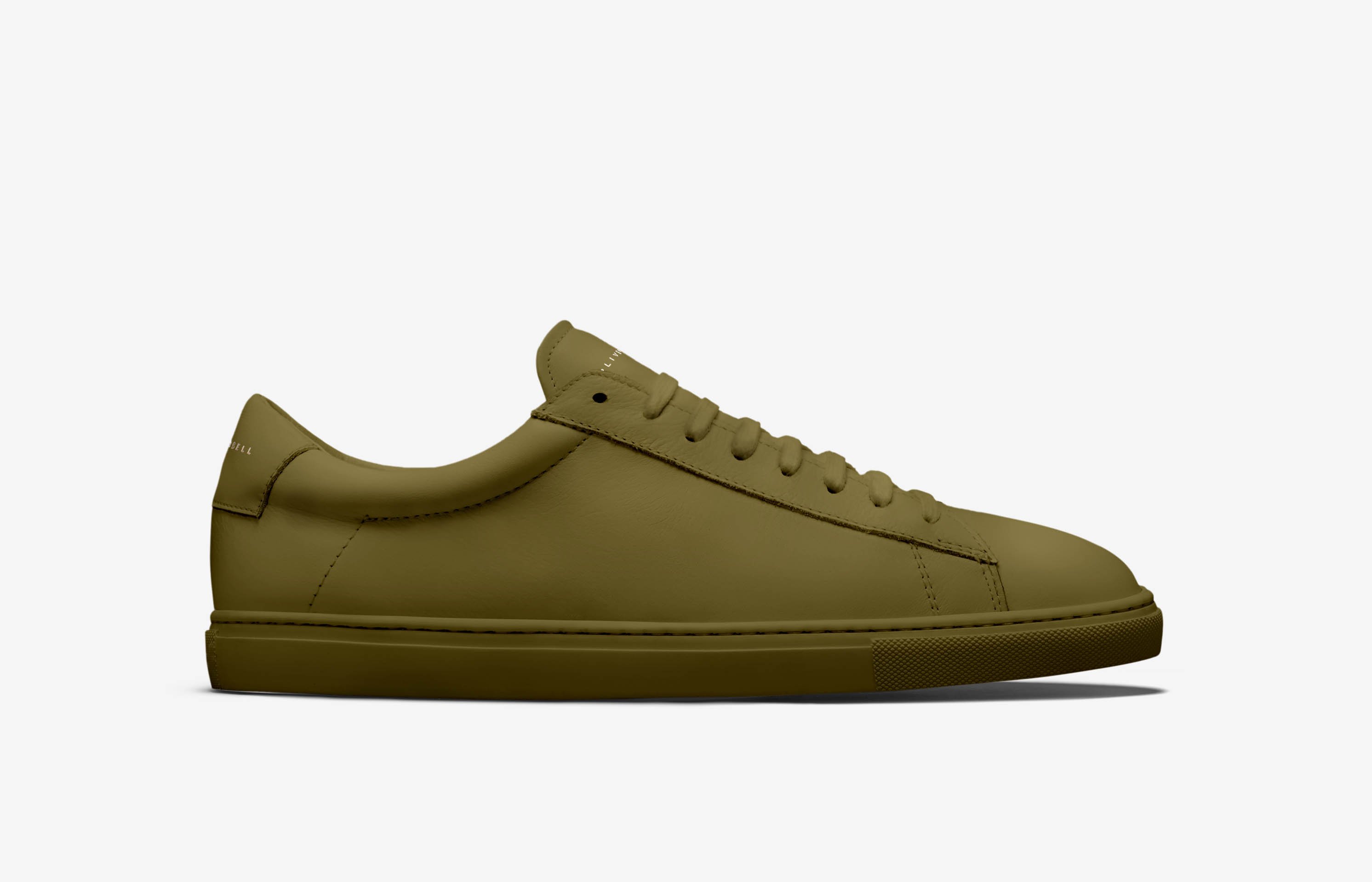 Oliver Cabell Low 1 Mens Trainers Dark Green UK-823694